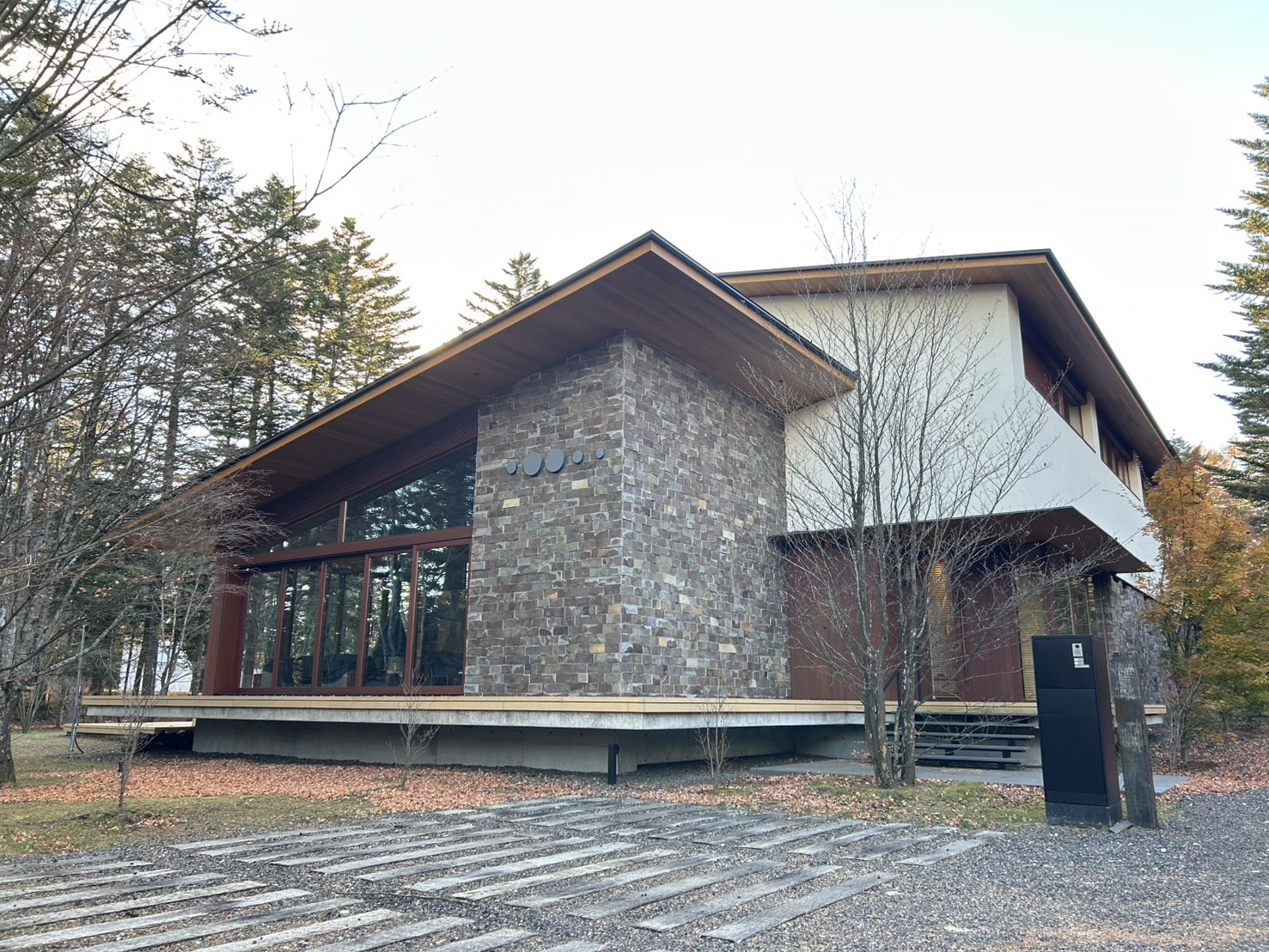 軽井沢町の別荘 建物外観