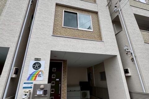 Ryokan in Oshiage 3-chome, Sumida — exterior (entrance; built 2007)